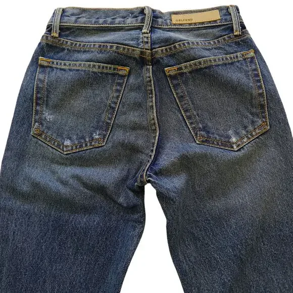 GRLFRND Karolina distressed skinny leg high rise jeans Close To You Sz 23 P NEW - Picture 5 of 8